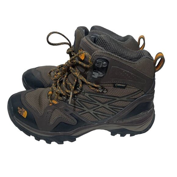 The North Face Gore-Tex Brown Leather Hiking Outdoor Boots - Picture 1 of 8
